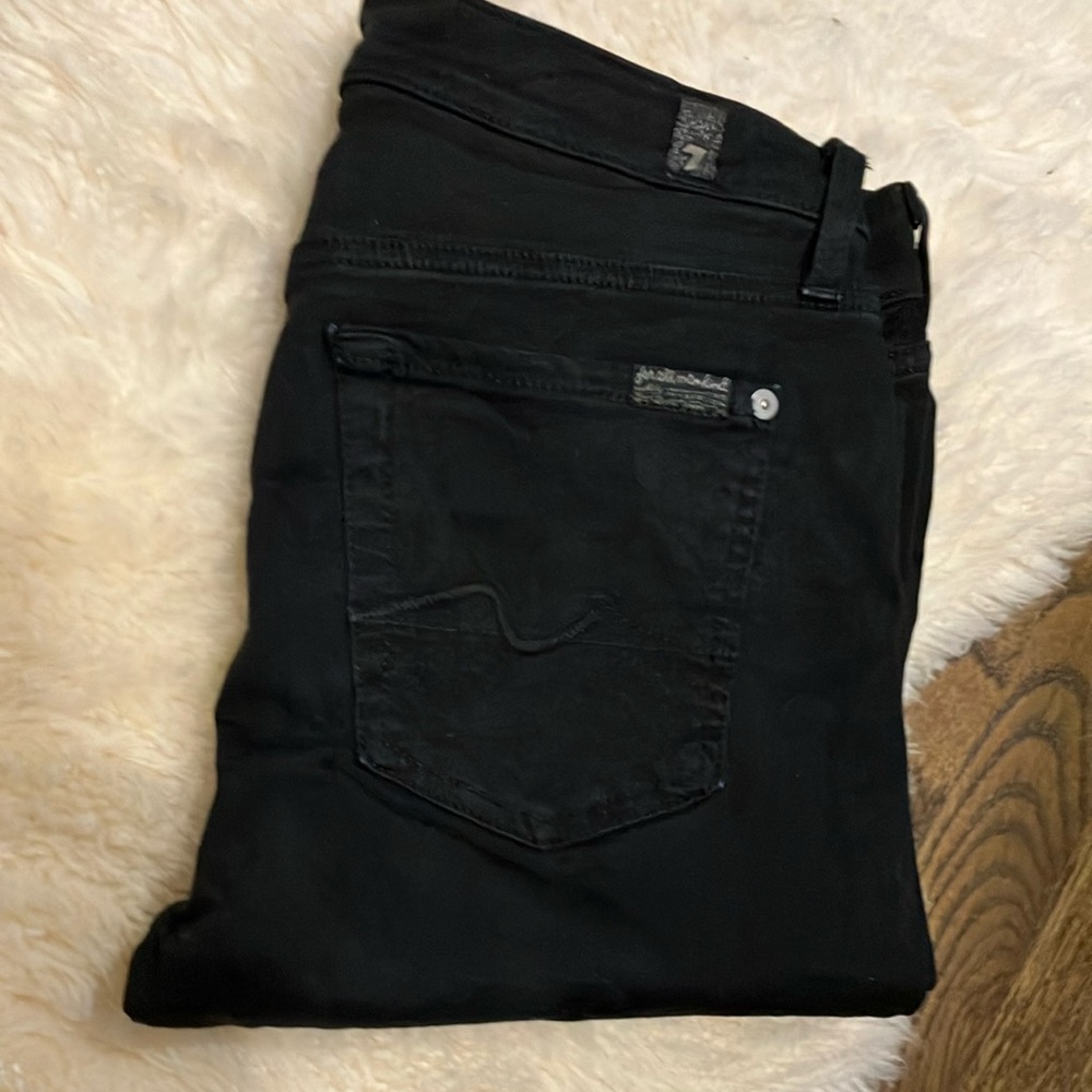 Seven for All Mankind Black Denim, 28